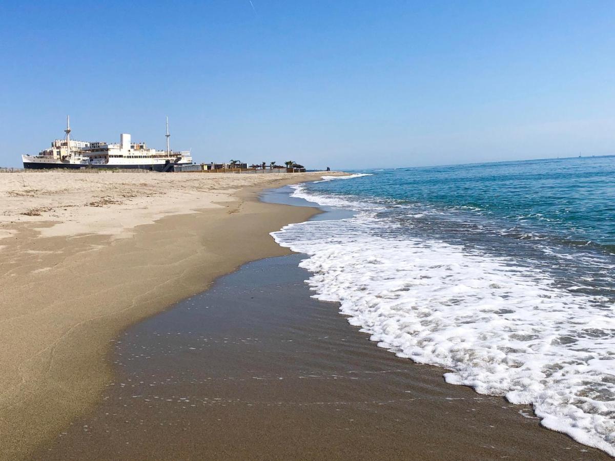 Barcaresa-Villa Sur Le Sable Vue Mer Panoramique Piscine Clim Wifi Ле Баркарес Экстерьер фото